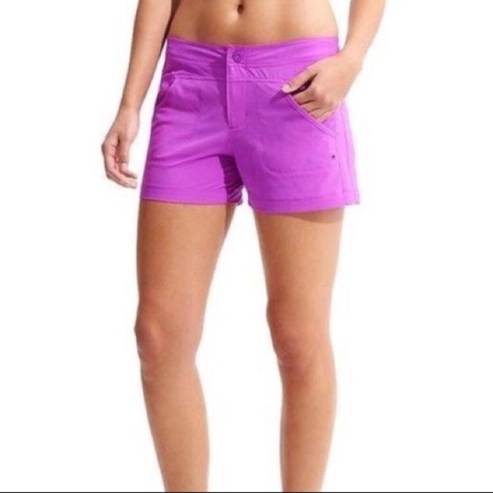 Athleta costa shorts magenta purple size 12